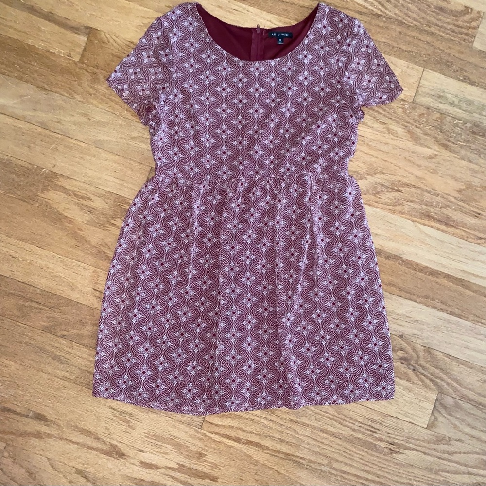 Juniors Purple Dress